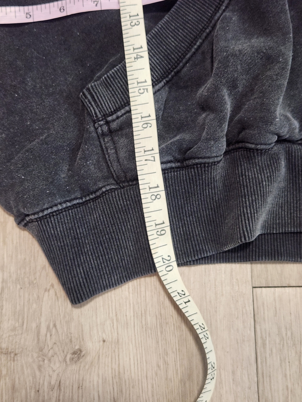 Free People Washed Black Mineral Crop Zip Hoodie S
- Picture 3 of 6
